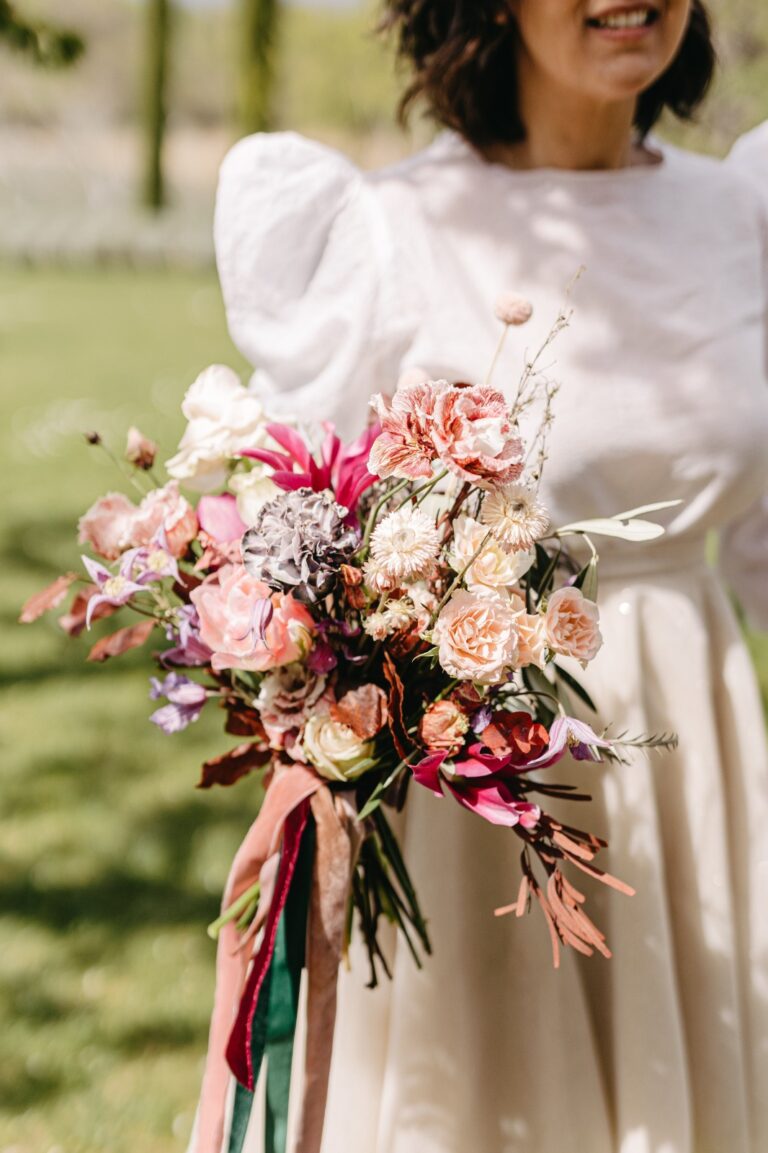 Bouquet mariée pop